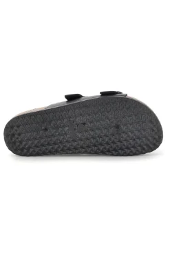 Ciabatte Nere con borchie e doppia fibbia Me & me 14198-ME u0026 ME Hot
