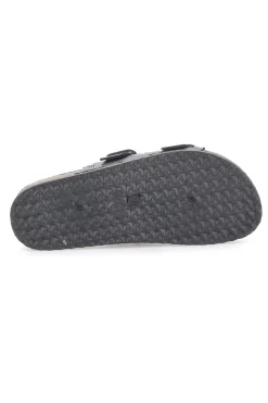 Ciabatte nere con borchie e fibbie grandi ME & ME 14198-ME u0026 ME Sale