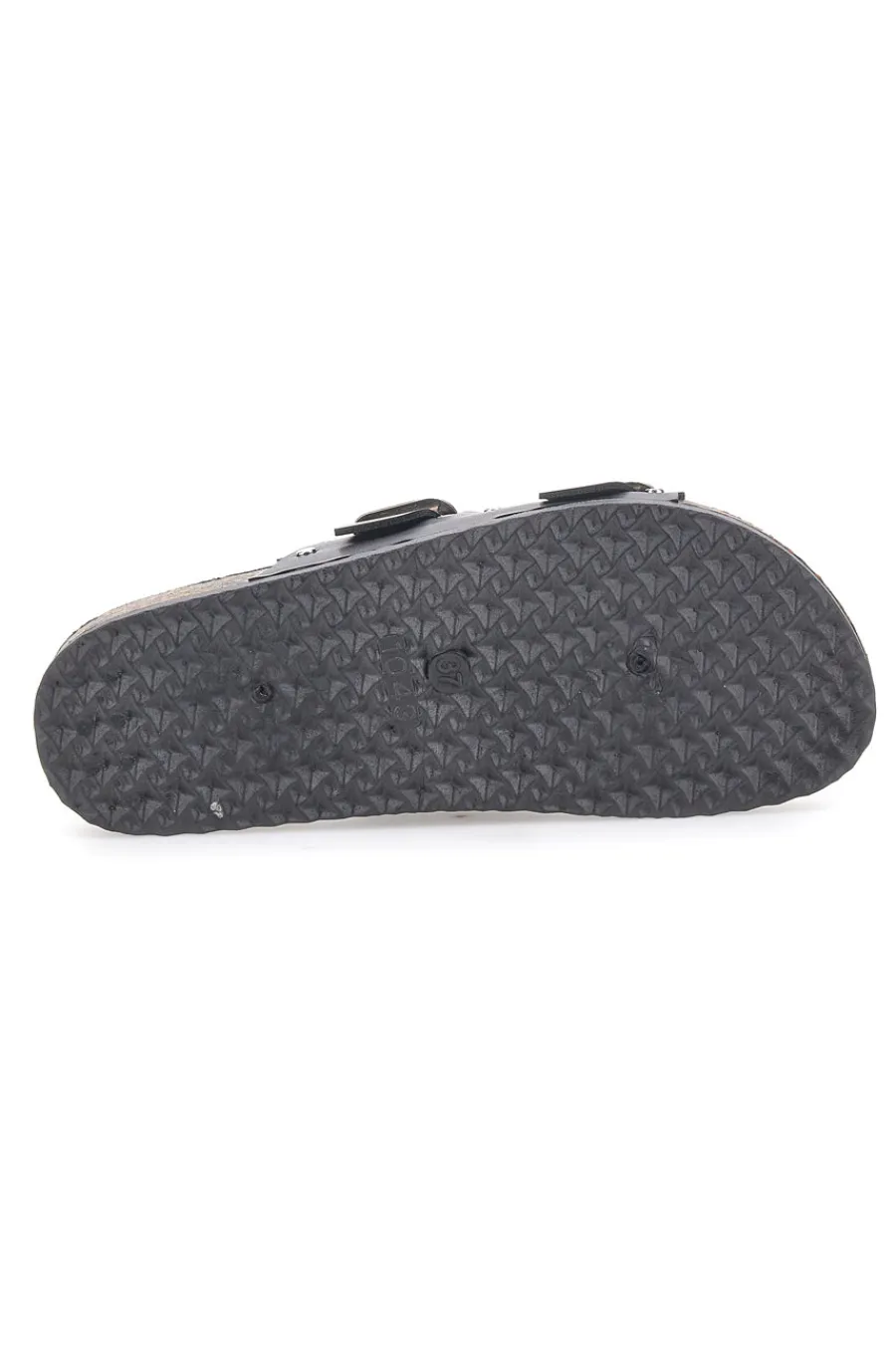 Ciabatte nere con borchie e fibbie grandi ME & ME 14198-ME u0026 ME Sale
