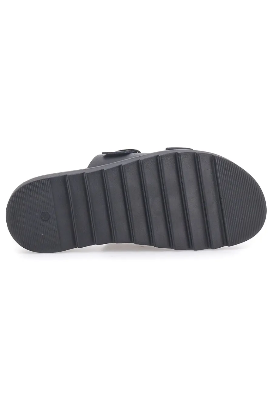 Ciabatte nere con doppia fibbia Pittarello Capsule 27154-PITTARELLO FOCUS