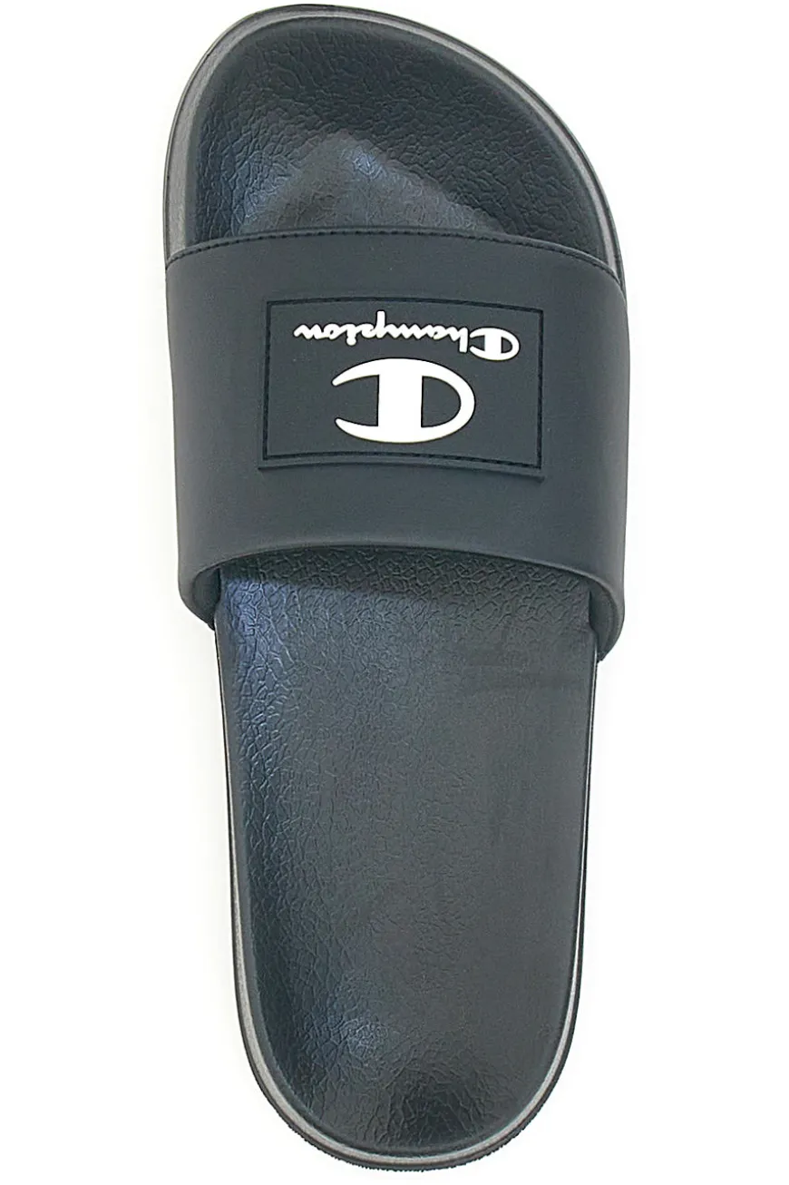 Ciabatte Nere Con Fascia Champion Arubo Box Slide
