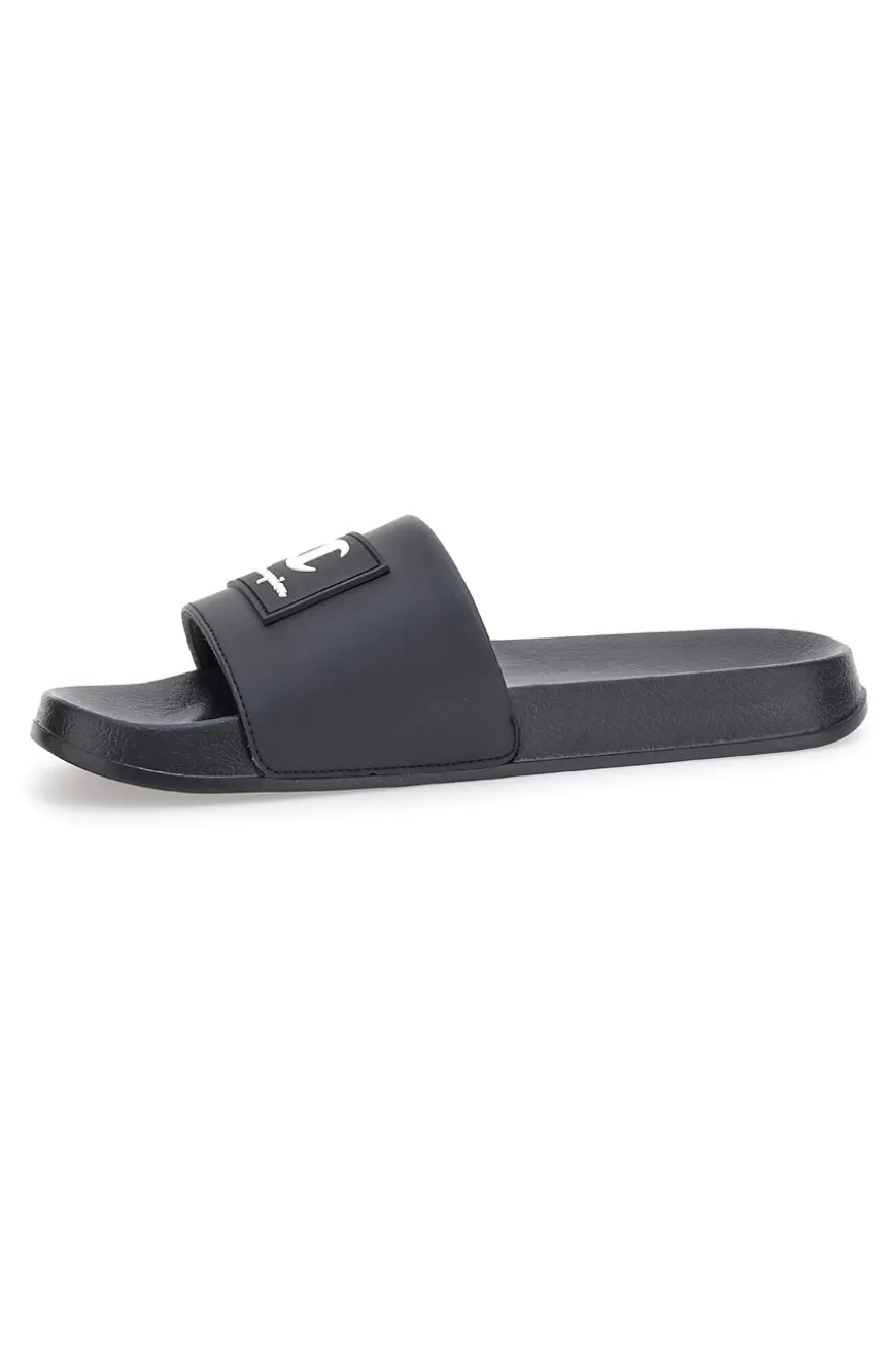 Ciabatte Nere Con Fascia Champion Arubo Box Slide