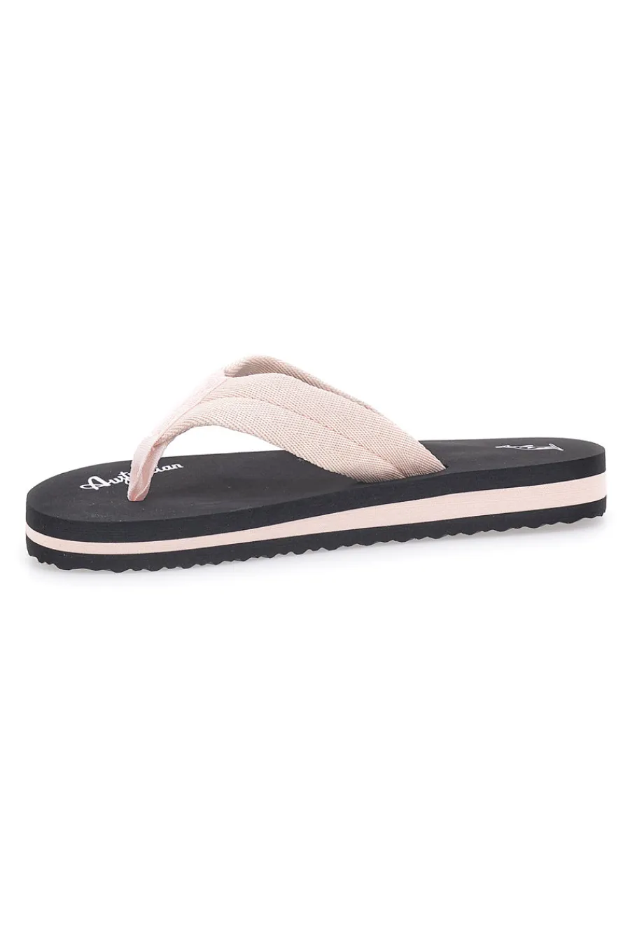 Ciabatte nere con fascia rosa AU24W409-AUSTRALIAN Hot