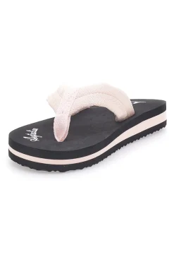 Ciabatte nere con fascia rosa AU24W409-AUSTRALIAN Hot