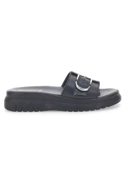 Ciabatte nere con fibbia in metallo 36071926-PITTARELLO LOVE Best