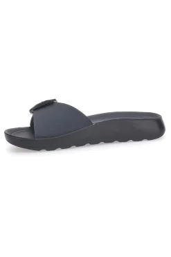 Ciabatte nere con fibbia regolabile 11AG-INBLU New