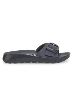 Ciabatte nere con fibbia regolabile 11AG-INBLU New