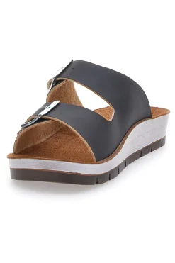 Ciabatte Nere con Fibbie 42 CP-INBLU Clearance