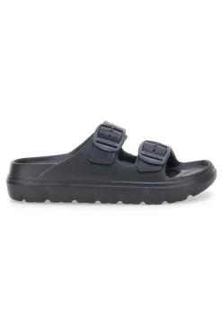 Ciabatte Nere Con Fibbie 42127-SUPERGA Discount