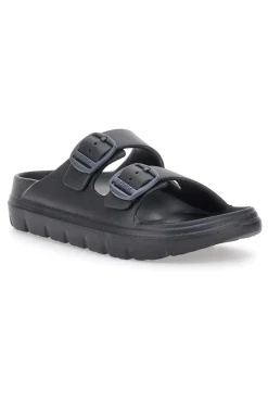 Ciabatte Nere Con Fibbie 42127-SUPERGA Discount