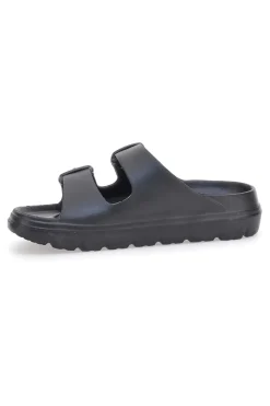 Ciabatte Nere Con Fibbie 42127-SUPERGA Discount