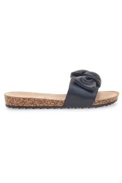 Ciabatte Nere con Fiocco 14191-FUN BEACH Online