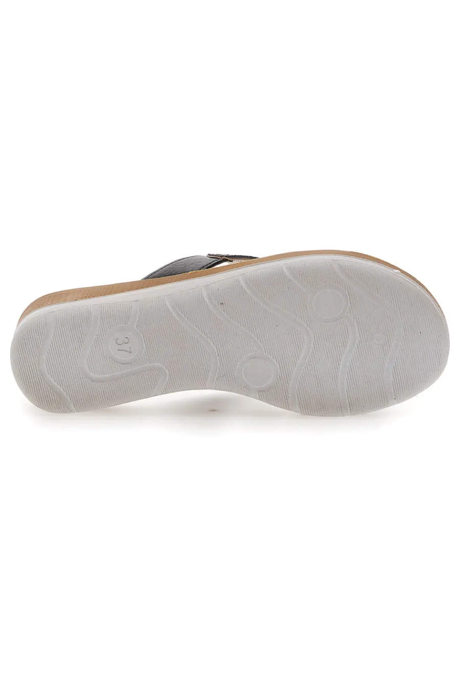 Ciabatte Nere Con Glitter 38 Bv-INBLU Discount
