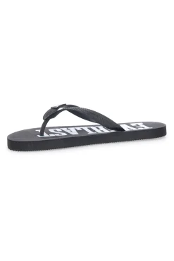 Ciabatte nere con logo bianco EV09-EVERLAST New