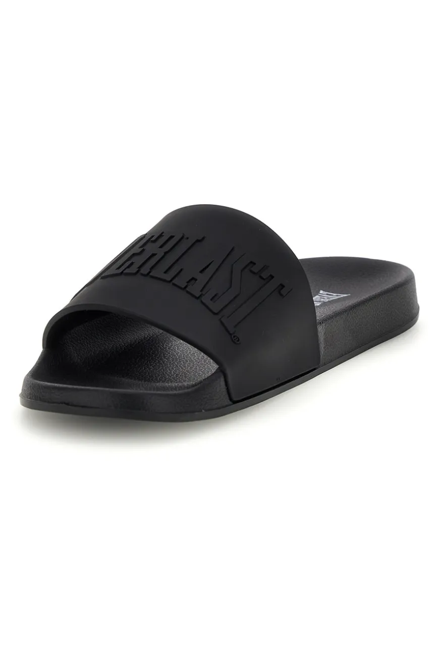 Ciabatte nere con logo Everlast EV068
