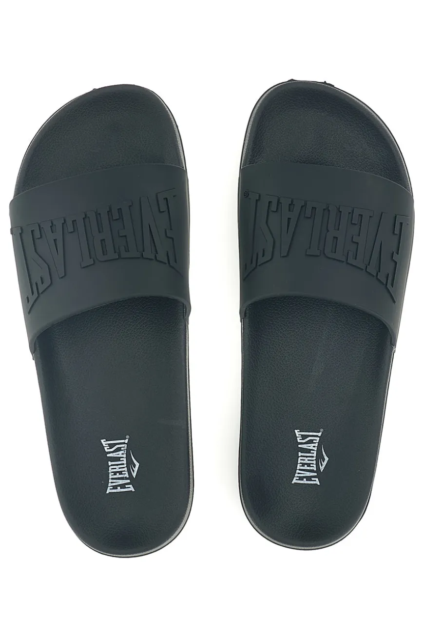 Ciabatte nere con logo Everlast EV068