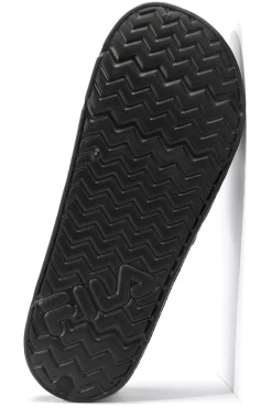 Ciabatte nere con logo maxi FFT0028-FILA Hot