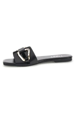 Ciabatte nere con morsetto PRE5413-THE FIRST CHIC Clearance