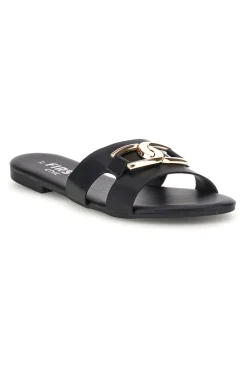 Ciabatte nere con morsetto PREA1310-THE FIRST CHIC Hot