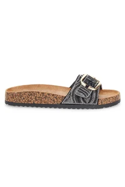 Ciabatte Nere Con Perline Me & Me 14602-ME u0026 ME Clearance