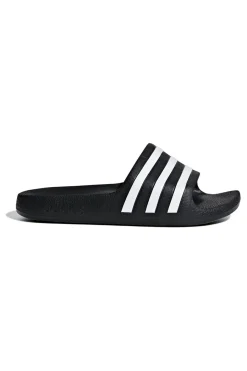 Ciabatte nere e bianche con strisce Adilette Aqua K-ADIDAS New