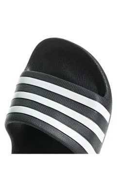 Ciabatte nere e bianche con strisce Adilette Aqua K-ADIDAS New