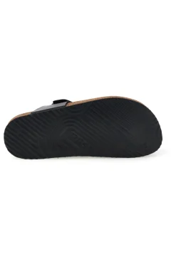 Ciabatte nere infradito con sottopiede preformato Made in Italy in vera pelle S31C370-SUPERGA Hot