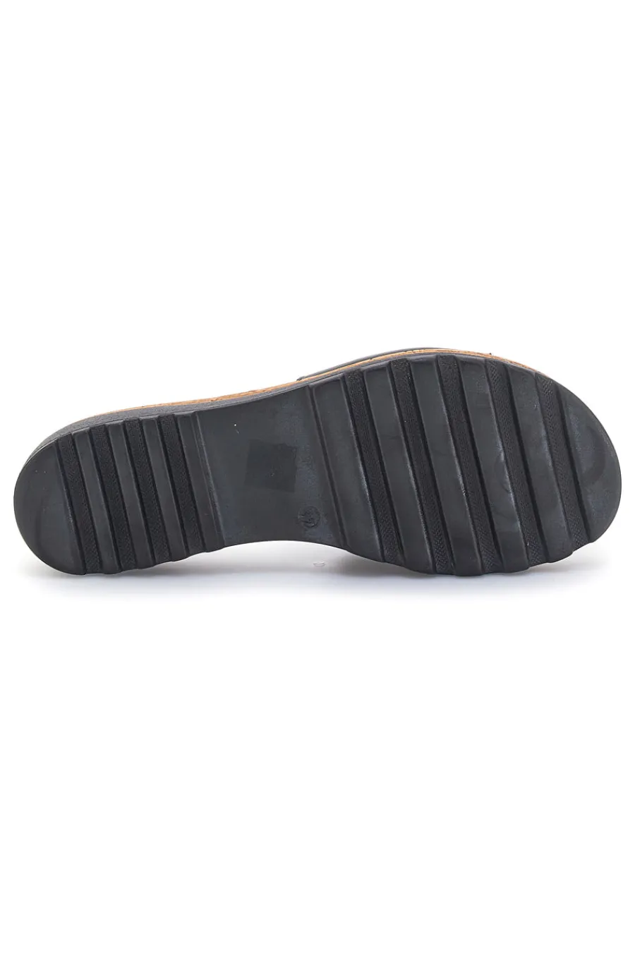 Ciabatte Nere in vera pelle Made in Italy con catena 333170811-PITTARELLO Clearance