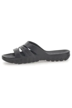 Ciabatte nere monoscocca con logo 2T2L 1851-EVERLAST Sale