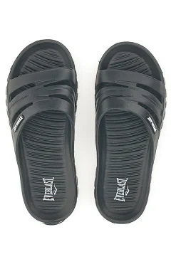Ciabatte nere monoscocca con logo 2T2L 1851-EVERLAST Sale