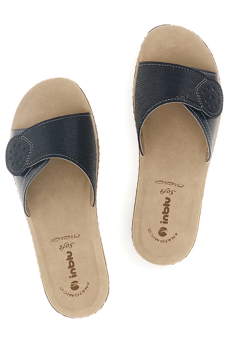 Ciabatte Nero Fascia Con Strass 2690-INBLU New