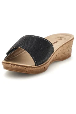 Ciabatte Nero Fascia Con Strass 2690-INBLU New