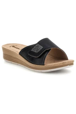 Ciabatte Nero Fascia Con Strass 59 FC-INBLU Sale