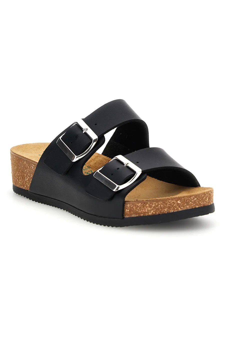 Ciabatte nero sottopiede in vera pelle 293A350SR-PITTARELLO ECO