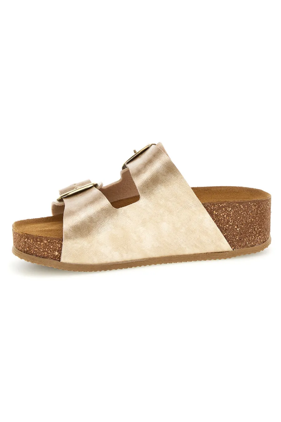 Ciabatte oro con sottopiede in vera pelle 250A20630S-PITTARELLO BIO Hot