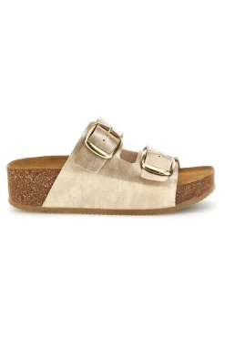 Ciabatte oro con sottopiede in vera pelle 250A20630S-PITTARELLO BIO Hot