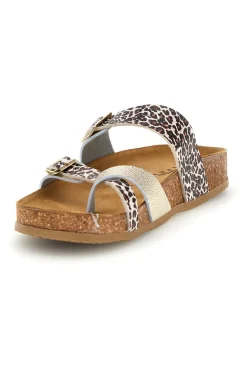 Ciabatte oro stampa animalier 335A312SR-PITTARELLO TIERRA Discount