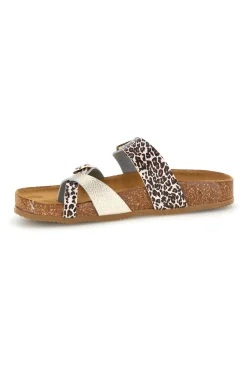 Ciabatte oro stampa animalier 335A312SR-PITTARELLO TIERRA Discount