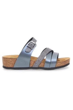 Ciabatte Piombo Con Sottopiede in pelle 293A410-PITTARELLO ECO Outlet