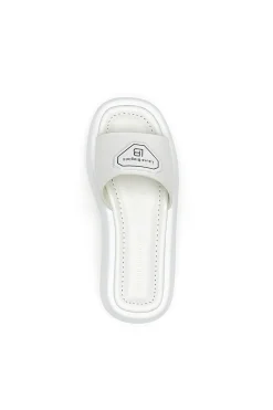 Ciabatte Platform 8173 Bianche-LAURA BIAGIOTTI Outlet