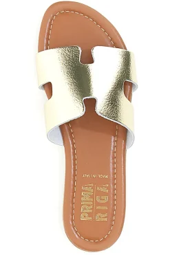 Ciabatte Con Tomaia in Pelle Made in Italy 02-PRIMA RIGA