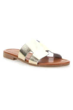 Ciabatte Con Tomaia in Pelle Made in Italy 02-PRIMA RIGA