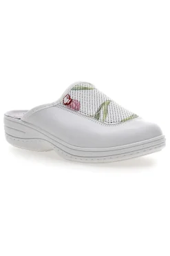 Ciabatte Professionali Bianche in Vera Pelle 5533-MRS CHEF New
