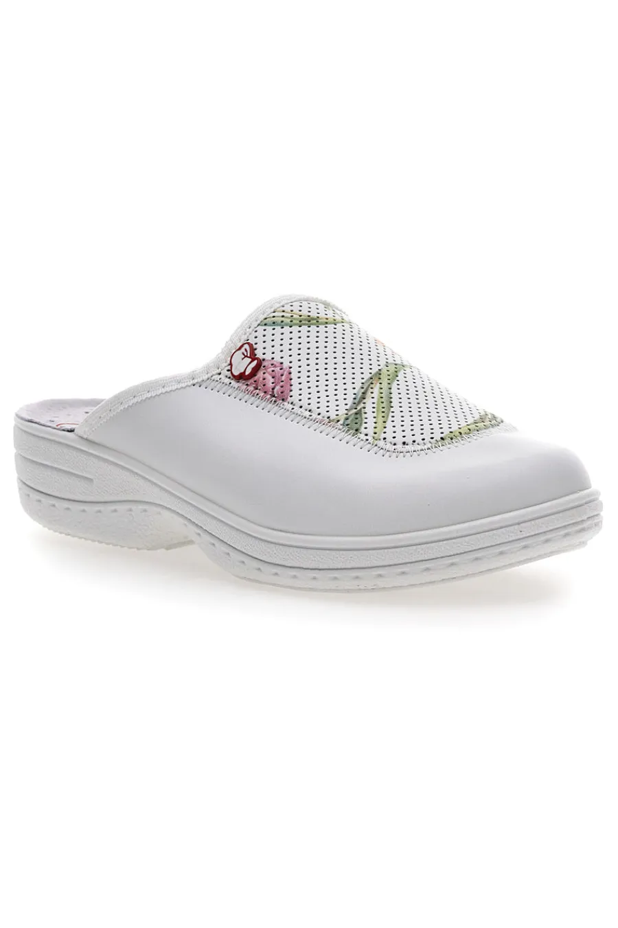 Ciabatte Professionali Bianche in Vera Pelle 5533-MRS CHEF New