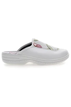 Ciabatte Professionali Bianche in Vera Pelle 5533-MRS CHEF New