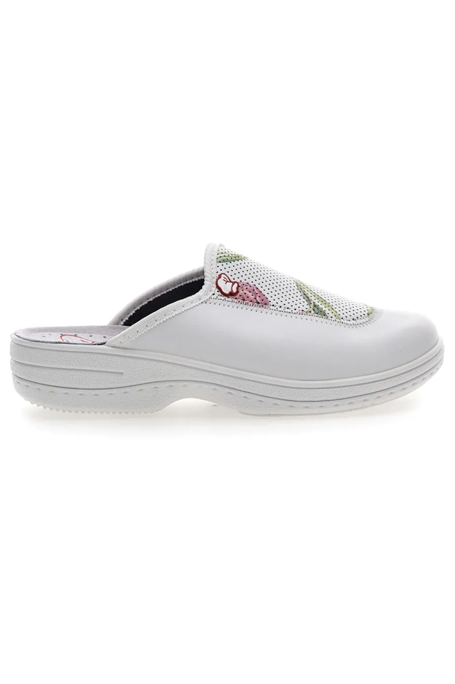 Ciabatte Professionali Bianche in Vera Pelle 5533-MRS CHEF New