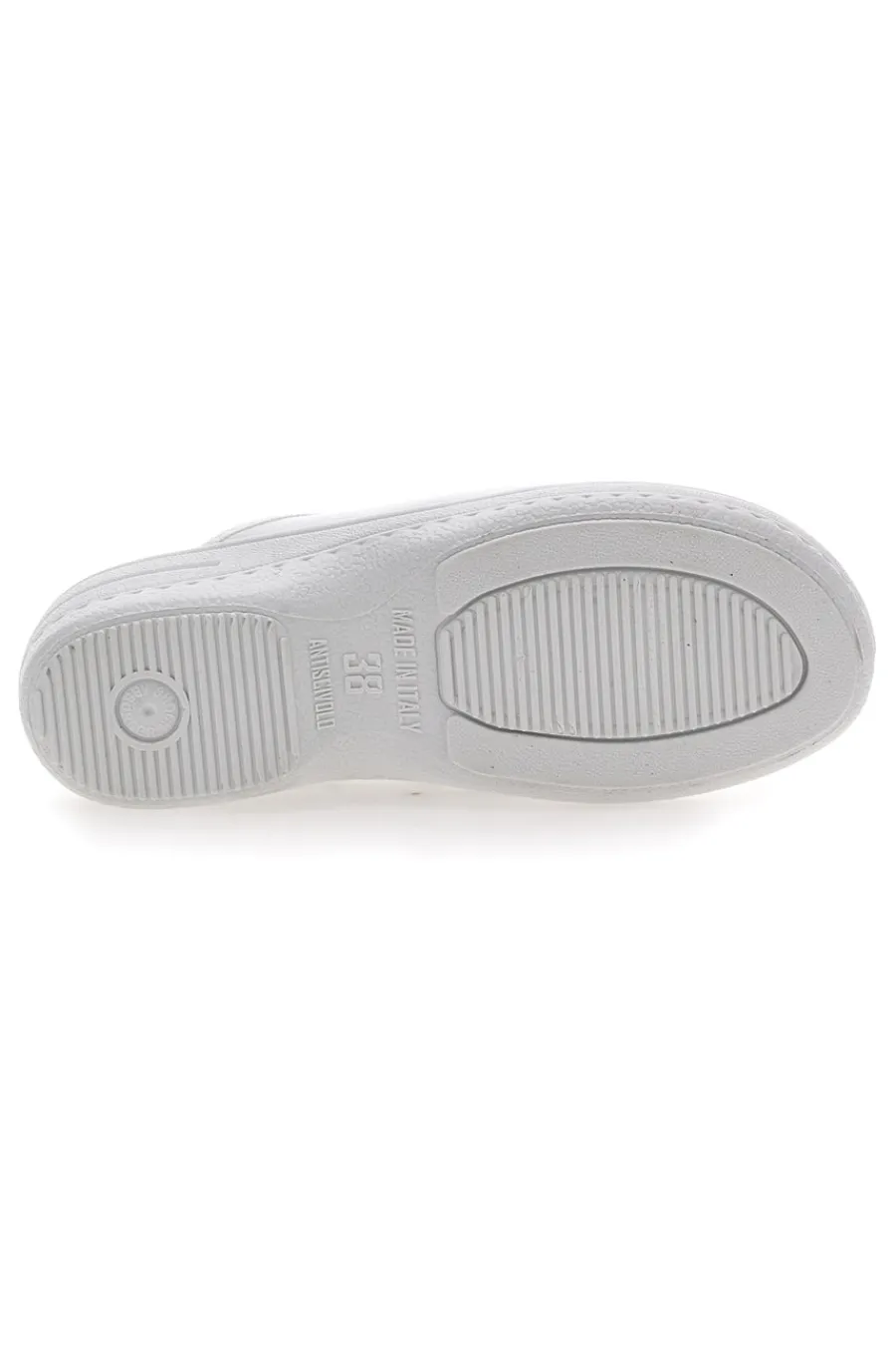 Ciabatte Professionali Bianche in Vera Pelle 5533-MRS CHEF New