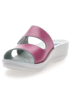 Ciabatte rosa con doppia fascia regolabile e plantare anatomico 63VR-INBLU Best