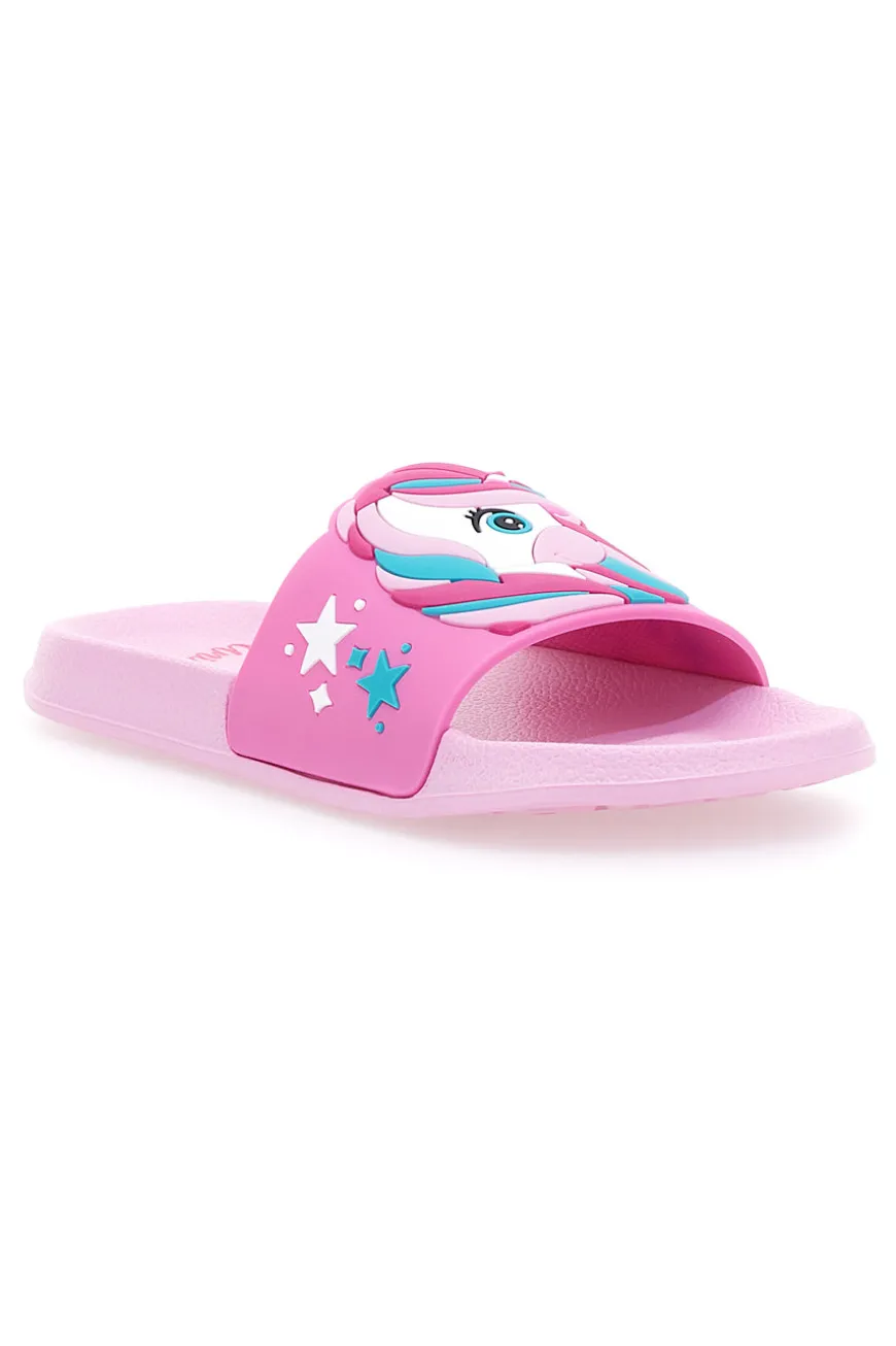Ciabatte Rosa Con Fascia Unicorn S8010082S