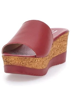Ciabatte Rossi con Fascia in Pelle Made in Italy 233170428-PITTARELLO Hot